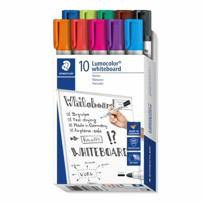 Set de Marcadores Staedtler Lumocolor Multicolor Pizarra blanca (32 unidades) 1 Set de Marcadores Staedtler Lumocolor Multicolor Pizarra blanca (32 unidades) 1