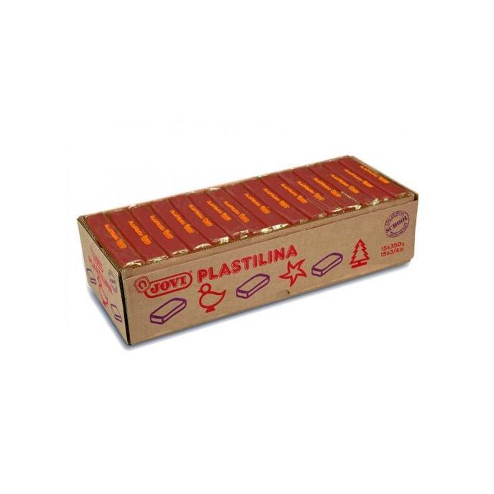 Jovi Plastilina Caja 15 Pastilla 350 gr Unicolor Marrón Jovi Plastilina Caja 15 Pastilla 350 gr Unicolor Marrón