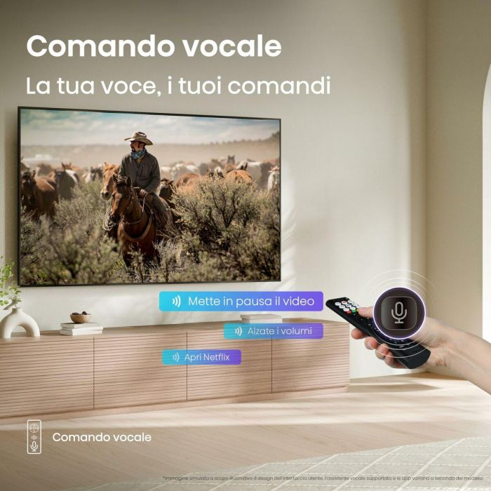 Hisense 43A6Q Televisor 109,2 cm (43") 4K Ultra HD Smart TV Wifi Negro 300 cd / m² 4
