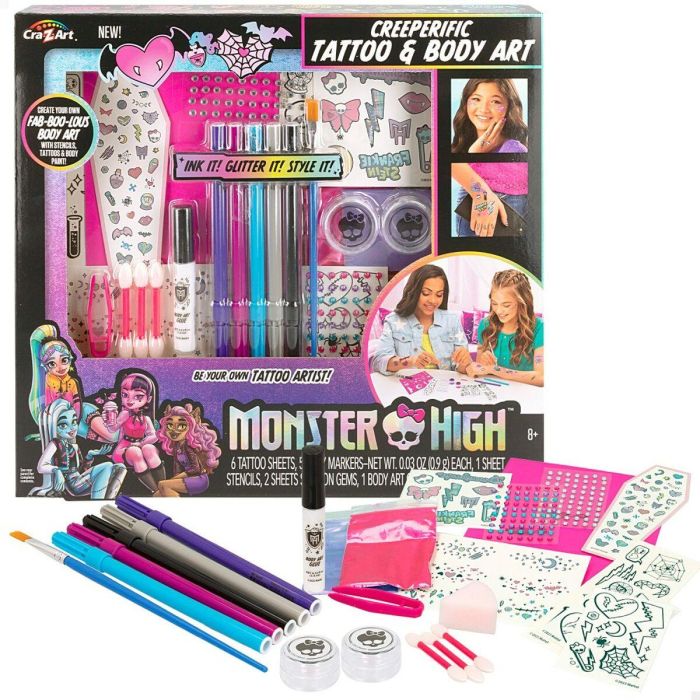 Estudio de Moda Monster High Creeperific Tatuajes Temporales 6 Estudio de Moda Monster High Creeperific Tatuajes Temporales 6