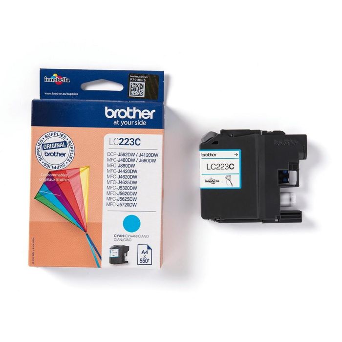 Brother LC223C Cartucho de tinta cian para DCP-J4120DW, MFC-J4420DW, MFC-J5320DW, MFC-J4620DW, MFC-J5620DW, MFC-J5720DW 2 Brother LC223C Cartucho de tinta cian para DCP-J4120DW, MFC-J4420DW, MFC-J5320DW, MFC-J4620DW, MFC-J5620DW, MFC-J5720DW 2