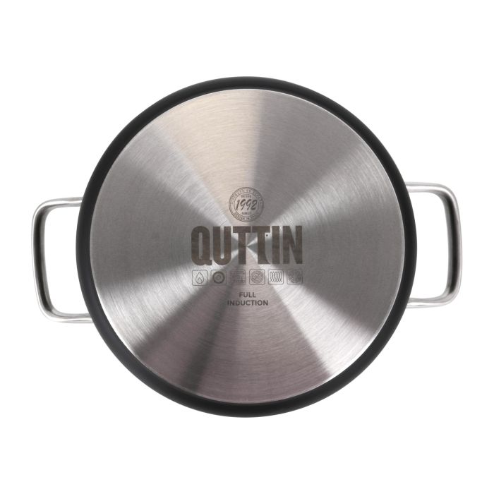 Quttin Cacerola de aluminio forjado con inducción espiral, 28 cm (2 Unidades) 4