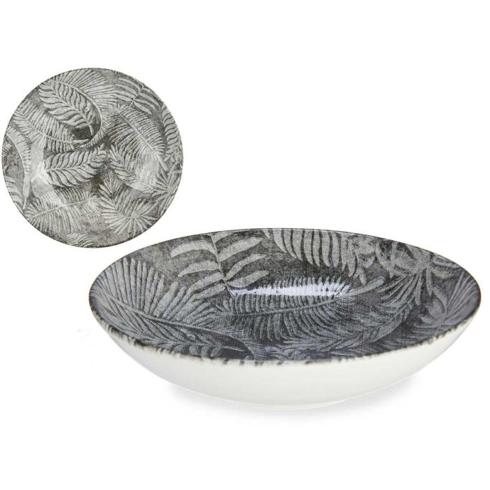 Plato Porcelana Hondo 21Cm Hoja Vessia (24 Unidades) Plato Porcelana Hondo 21Cm Hoja Vessia (24 Unidades)