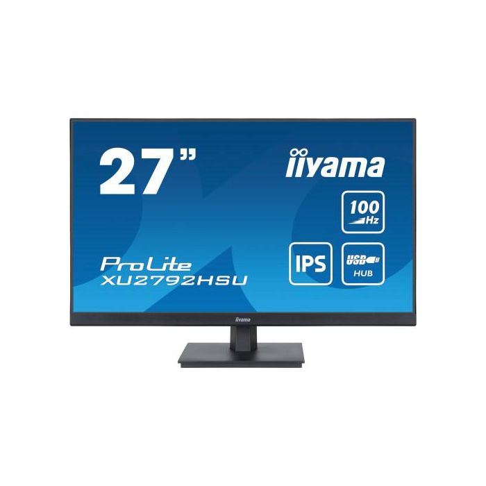 MONITOR IIYAMA 27" PROLITE XU2792HSU-B6, IPS, 100HZ, 0,4MS, USB, HDMI, DISPLAYPORT, 2x2W, INCLI MONITOR IIYAMA 27" PROLITE XU2792HSU-B6, IPS, 100HZ, 0,4MS, USB, HDMI, DISPLAYPORT, 2x2W, INCLI