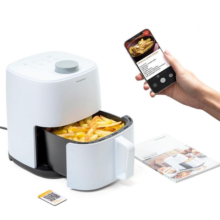 Freidora de Aire InnovaGoods Fryinn Lite 2000 Blanco 1200 W 2 L 4 Freidora de Aire InnovaGoods Fryinn Lite 2000 Blanco 1200 W 2 L 4