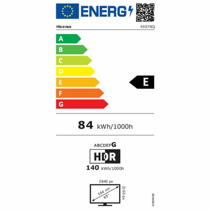 Smart TV Hisense 65E7NQ 65 65" 4K Ultra HD LED HDR QLED 26 Smart TV Hisense 65E7NQ 65 65" 4K Ultra HD LED HDR QLED 26