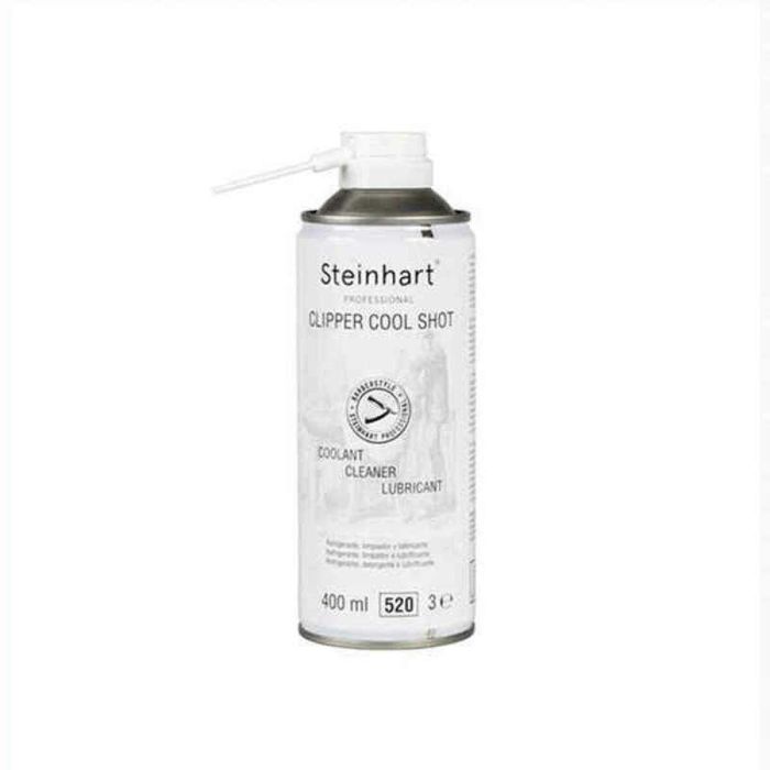 Steinhart CLIPPER COOL SHOT Spray Mantenimiento Cuchillas para Maquinillas 4 en 1 Limpia Lubrica Refrigera Protege 400ml