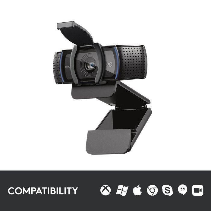 Webcam Logitech C920S Pro 1080P 30Fps 12 Webcam Logitech C920S Pro 1080P 30Fps 12