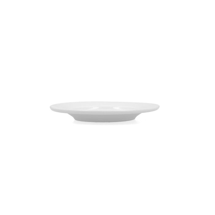 Bidasoa Plato Glacial Ala Ancha Porcelana Blanco Brillo 16,5 cm (12 Unidades) Hostelería Extra Resistente Apto Microondas Lavavajillas 1
