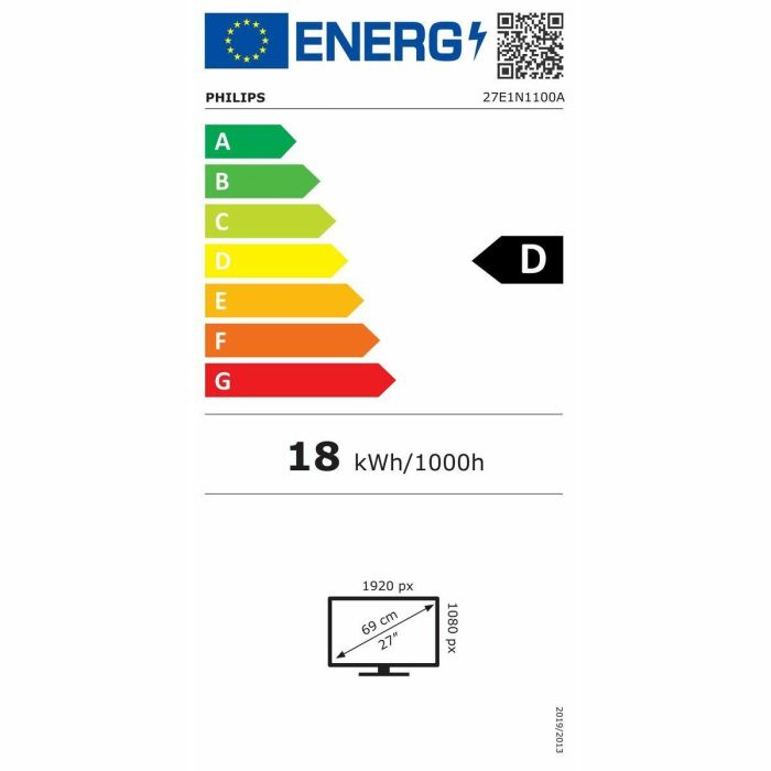 Monitor Gaming Philips 27E1N1100A/00 Full HD 27" 100 Hz 1 Monitor Gaming Philips 27E1N1100A/00 Full HD 27" 100 Hz 1