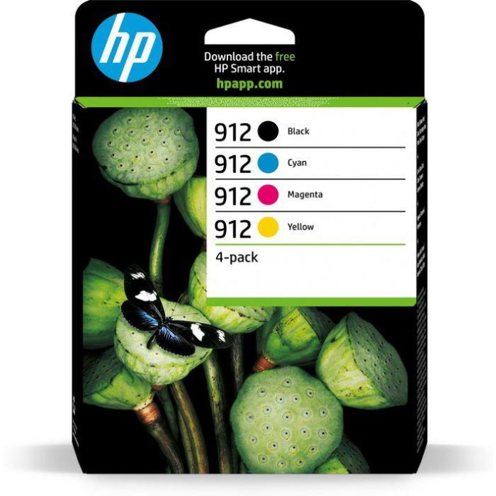 Hp 912 6Zc74Ae Cartuchos Tinta Original Multipack - Negro, Cian, Magenta, Amarillo - Calidad Profesional Pymes Hp 912 6Zc74Ae Cartuchos Tinta Original Multipack - Negro, Cian, Magenta, Amarillo - Calidad Profesional Pymes