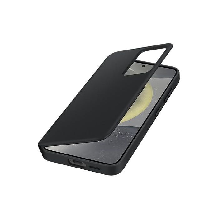 Samsung Smart View Wallet Case para Galaxy S24, Funda Cartera con bolsillo para tarjetas, resistente a rayones, Negro 3