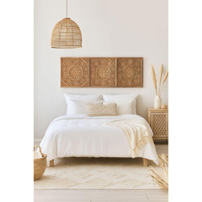 DKD Home Decor Cabecero Cama Estilo Indio Mandalas Natural de Madera Mango y Mdf 182x60 cm 2 DKD Home Decor Cabecero Cama Estilo Indio Mandalas Natural de Madera Mango y Mdf 182x60 cm 2