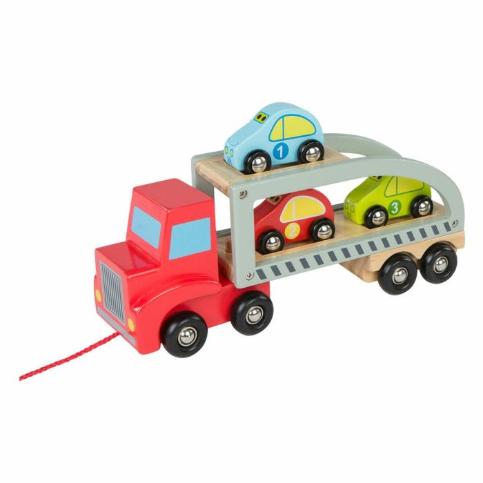 Camión Portavehículos y Coches Woomax 5 Piezas 4 Unidades 29,5 x 12 x 8,5 cm 3