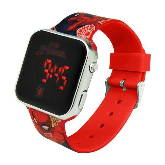 Kids Euroswan Reloj Digital LED de Juguete Spiderman, Modelos Surtidos, 3,5 cm, para Niños +3 Años, Pilas LR41 Incluidas 2 Kids Euroswan Reloj Digital LED de Juguete Spiderman, Modelos Surtidos, 3,5 cm, para Niños +3 Años, Pilas LR41 Incluidas 2