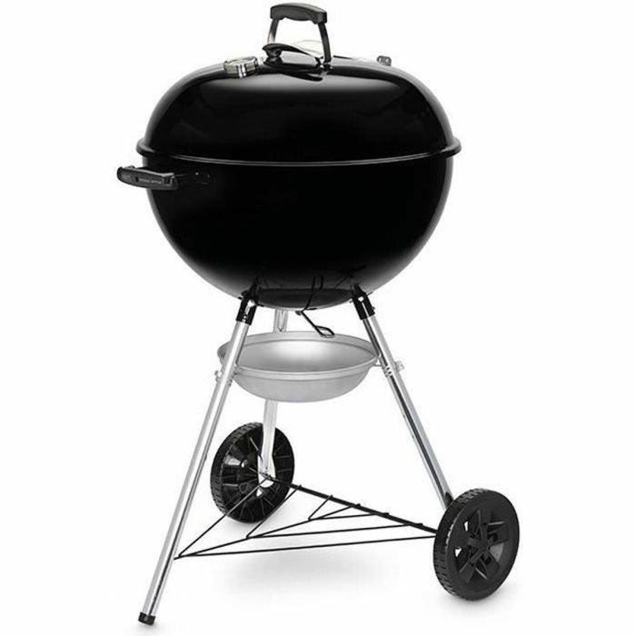 Weber Barbacoa de carbón Original Kettle E-5710 Ø 57 cm con termómetro integrado, tazón acero esmaltado y cenicero profundo Weber Barbacoa de carbón Original Kettle E-5710 Ø 57 cm con termómetro integrado, tazón acero esmaltado y cenicero profundo