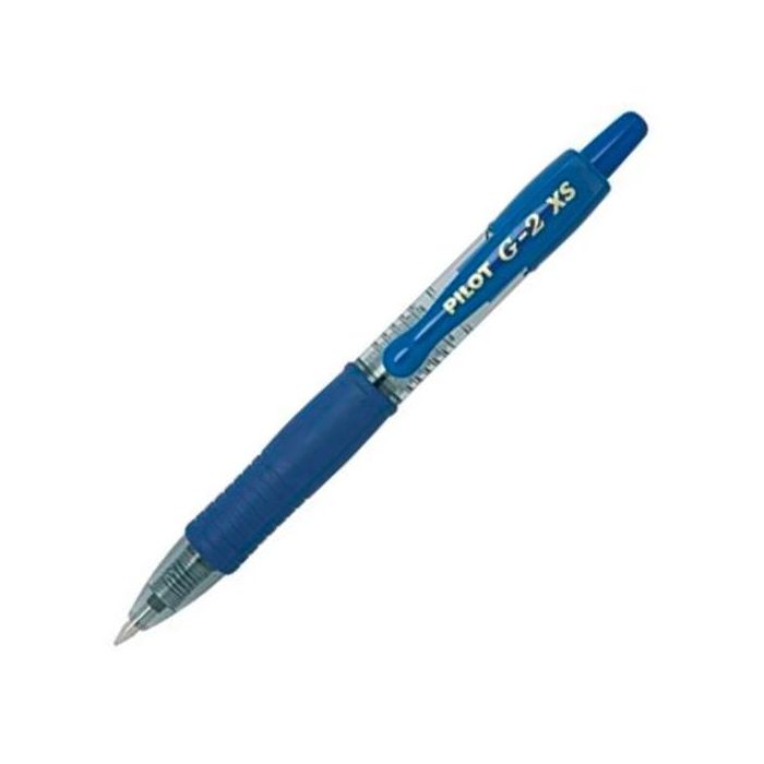 Pilot G2 Pixie XS Bolígrafo Roller Tinta Gel Retráctil 0.7 mm Azul (12 Unidades) Ideal Agendas, Bolsos (12 Unidades)
