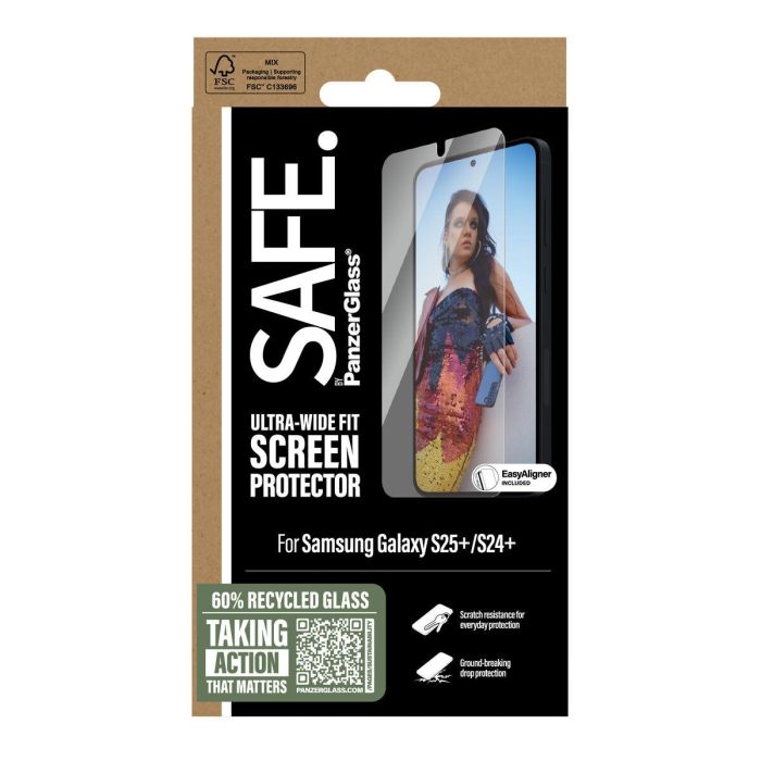Protector de Pantalla para Móvil PanzerGlass Samsung S25+-S24+ 1 Protector de Pantalla para Móvil PanzerGlass Samsung S25+-S24+ 1