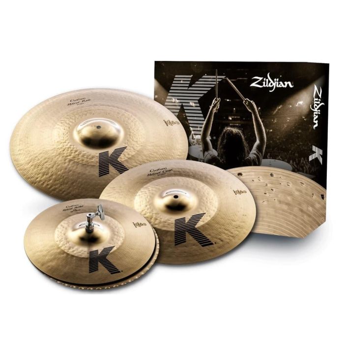 Juego Platos Zildjian K Custom Hybrid (Hh14",Crash 1 Juego Platos Zildjian K Custom Hybrid (Hh14",Crash 1
