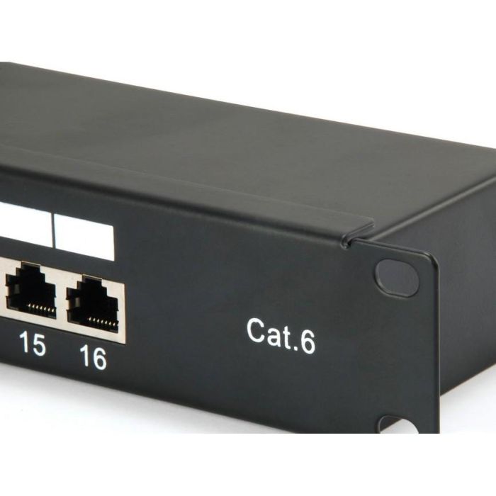 Equip Patchpanel 16x RJ45 Cat6 19" FTP 1HE ISO/IEC schwarz 3