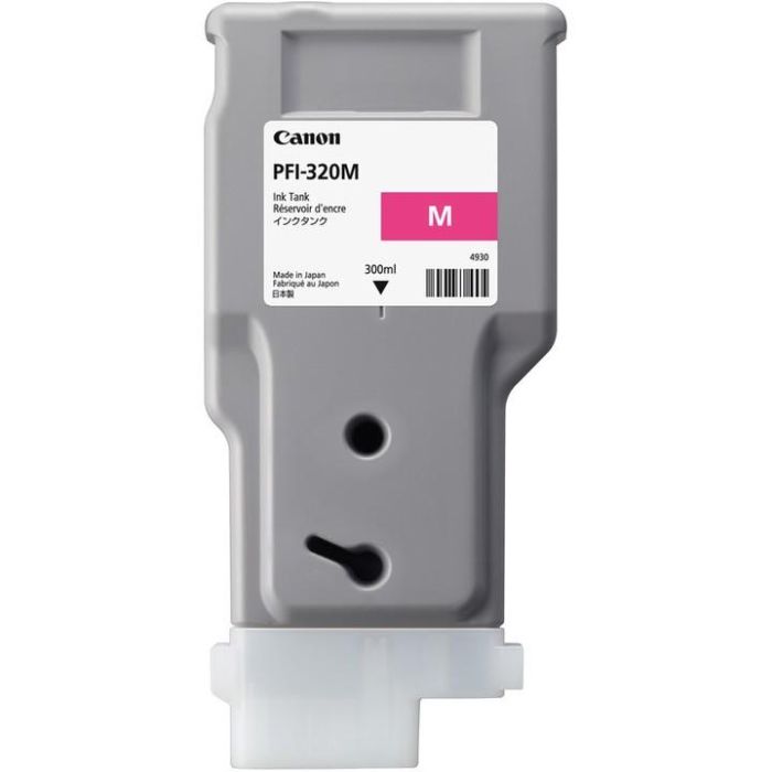 Canon 2892C001 Tinte PFI-320M Magenta Original con Tinta a Base de Pigmentos para Impresoras TM-200/300, 300 ml