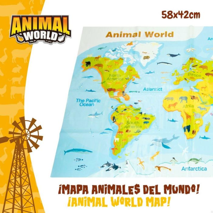 Set de Figuras de Animales Colorbaby 19 piezas Granja Plástico 13 x 8 x 3 cm (6 Unidades) 4 Set de Figuras de Animales Colorbaby 19 piezas Granja Plástico 13 x 8 x 3 cm (6 Unidades) 4