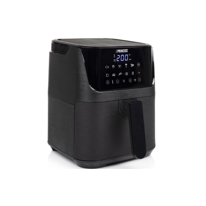 Princess 182031 Freidora de Aire Digital Mini Airfryer Sin Aceite 1350W, 3.5L | Hornea, Asa, Cocina | 10 Programas Negro