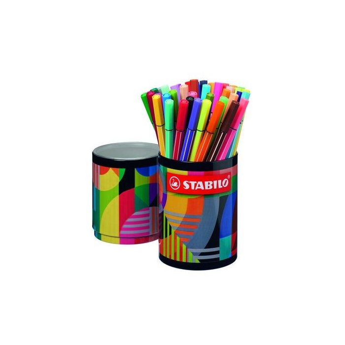 Rotulador Fibra Stabilo Pen 68 Arty Line Lata Metalica De 45
