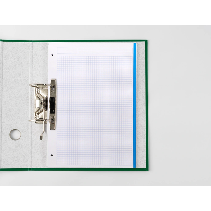 Liderpapel Recambio A4 120 Hojas 80gr Cuadro 5mm Sin Margen 4 Taladros Bandas de 5 Colores 7