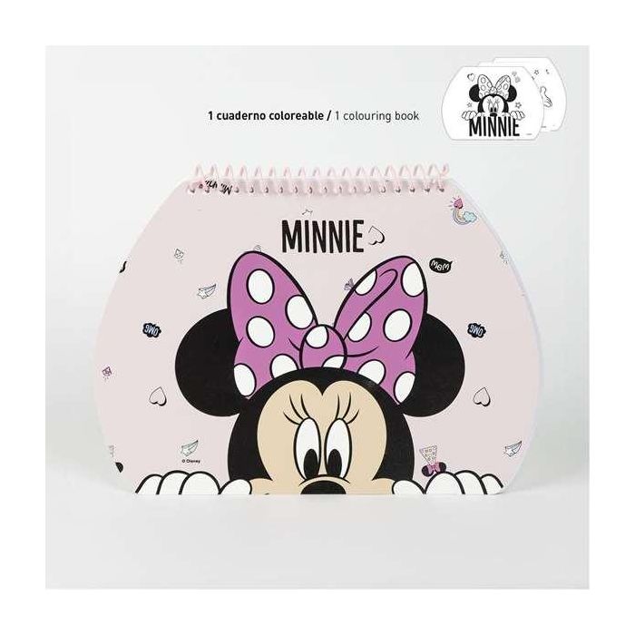 Set papelería coloreable maletín minnie 23.0 x 20.0 x 4.0 cm 3