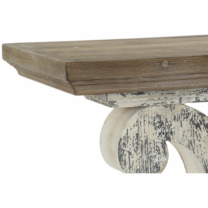 Recibidor DKD Home Decor Blanco Marrón 120 x 36 x 92 cm 2 Recibidor DKD Home Decor Blanco Marrón 120 x 36 x 92 cm 2