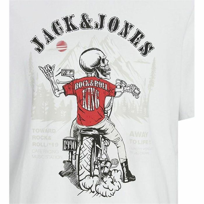 Camiseta de Manga Corta Hombre Jack & Jones skull Rock Crew 1 Camiseta de Manga Corta Hombre Jack & Jones skull Rock Crew 1