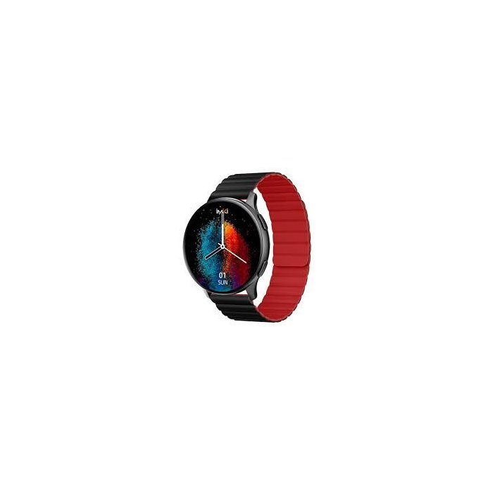 Imiki Smartwatch Kw66 Pro Black + Red Magnetic Strap