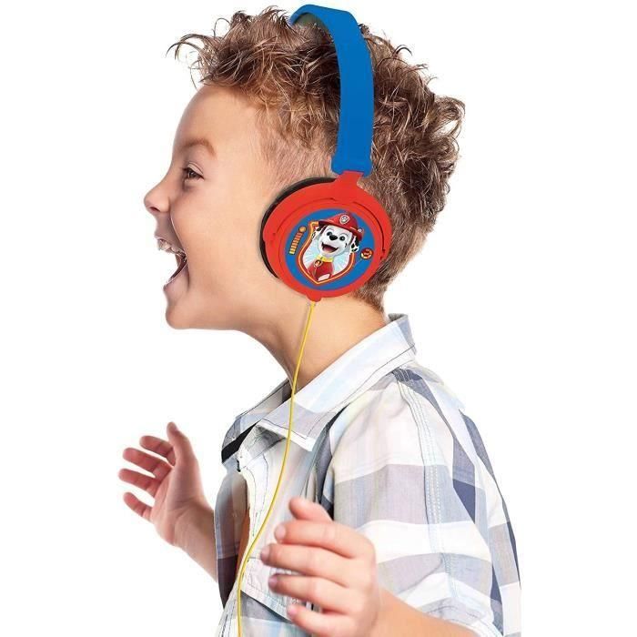 PAT 'PATROUILLE Headphones Auriculares estéreo con cable plegables para niños con limitación de volumen de escucha - LEXIBOOK 3