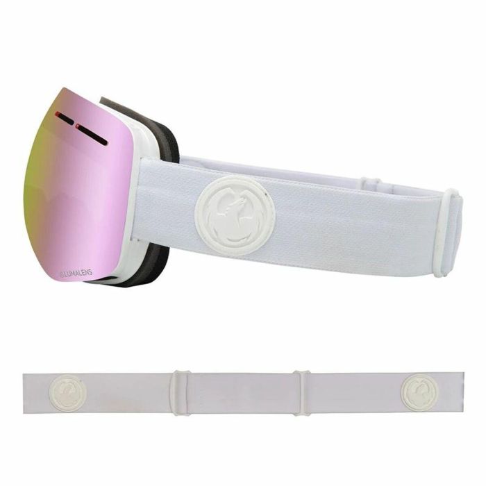 Gafas de Esquí Snowboard Dragon Alliance X1s Blanco Rosa 6 Gafas de Esquí Snowboard Dragon Alliance X1s Blanco Rosa 6