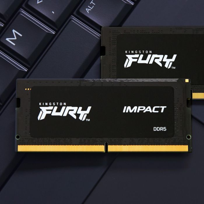 Kingston FURY Impact 8GB DDR5 4800MT/s CL38 SODIMM para Portátil 12 Kingston FURY Impact 8GB DDR5 4800MT/s CL38 SODIMM para Portátil 12