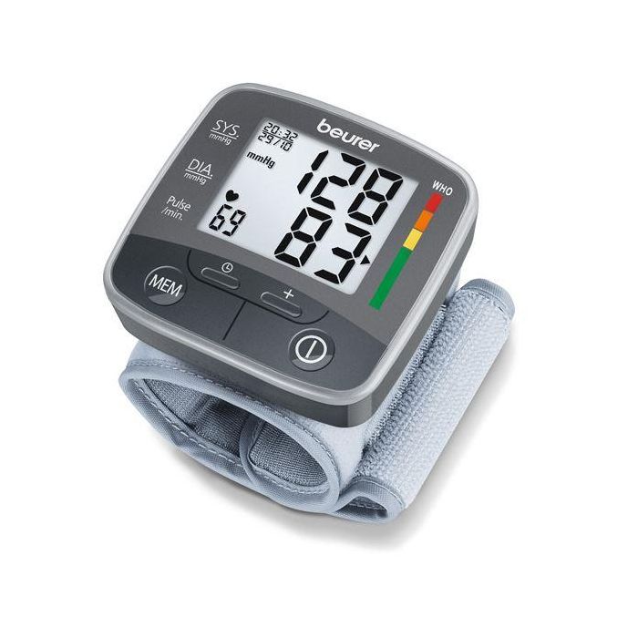 Beurer BC-32 Tensiómetro de Muñeca con Pantalla LCD, Memoria para 2 Usuarios y Alerta de Ritmo Cardíaco Beurer BC-32 Tensiómetro de Muñeca con Pantalla LCD, Memoria para 2 Usuarios y Alerta de Ritmo Cardíaco