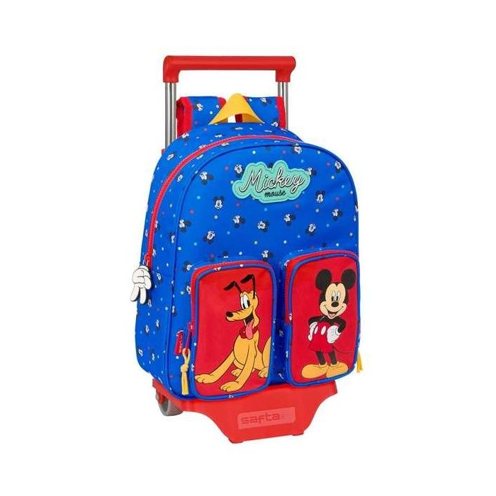 Safta Mochila Carro 609+705 Mickey Mouse "Good Day" Infantil 28x34x10cm 0 Safta Mochila Carro 609+705 Mickey Mouse "Good Day" Infantil 28x34x10cm 0