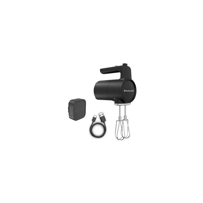 Kitchenaid Batidora Amasadora Inalámbrica 5KHMR762BM con Batería GO, 7 Velocidades, Negro Mate 0 Kitchenaid Batidora Amasadora Inalámbrica 5KHMR762BM con Batería GO, 7 Velocidades, Negro Mate 0