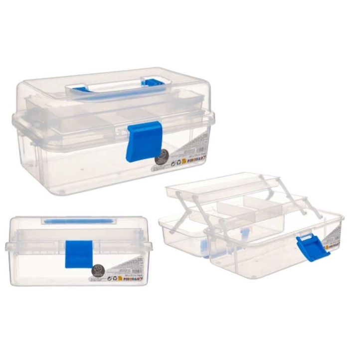 Caja Multiusos Pincello Transparente Metal