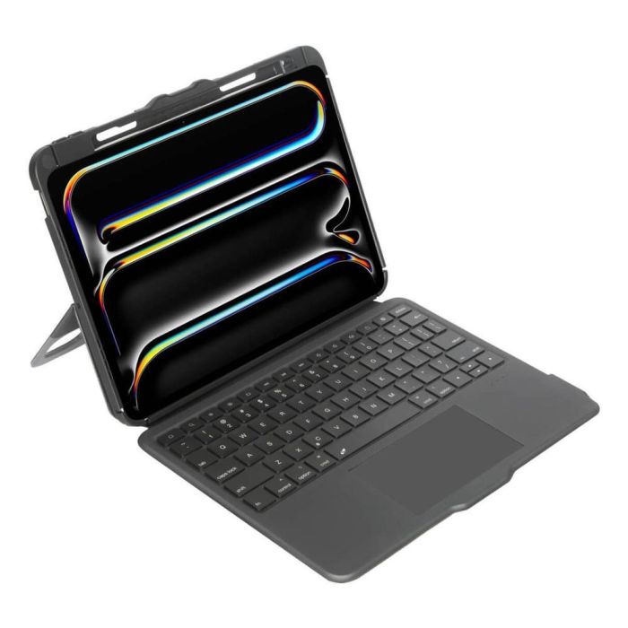Targus VersaVu Teclado con Trackpad para iPad (M4) 13" Bluetooth Español Retroiluminado, Funda Protectora Anticaída Negro 9