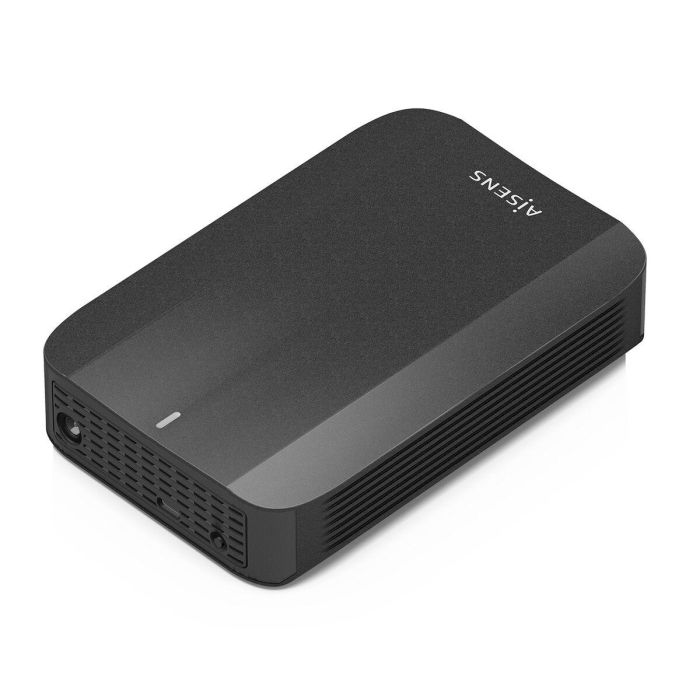 AISENS ASE-3535B Caja Externa Disco Duro HDD 3.5" SATA USB-C 3.2 Gen 1 (5Gbps), con UASP y Fuente Alimentación, Aluminio Negro. 1 AISENS ASE-3535B Caja Externa Disco Duro HDD 3.5" SATA USB-C 3.2 Gen 1 (5Gbps), con UASP y Fuente Alimentación, Aluminio Negro. 1