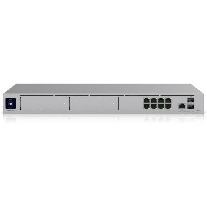 Ubiquiti UDM-Pro-Max Cloud Gateway Firewall, Switch y NVR. Rendimiento 5 Gbps, 9 Puertos RJ45 + 2 SFP+ Rack 1U. Ubiquiti UDM-Pro-Max Cloud Gateway Firewall, Switch y NVR. Rendimiento 5 Gbps, 9 Puertos RJ45 + 2 SFP+ Rack 1U.