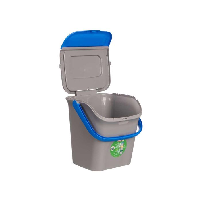 Cubo Basura 28L Apilable Ecoway Azul Stefanplast 38X41CM (6 Unidades) 2 Cubo Basura 28L Apilable Ecoway Azul Stefanplast 38X41CM (6 Unidades) 2