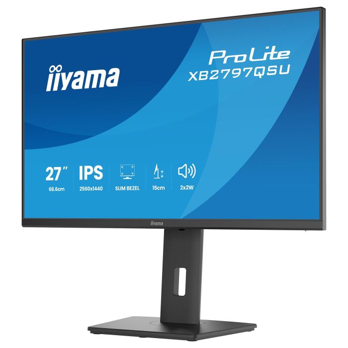 iiyama ProLite XB2797QSU-B1 Monitor Gaming/Profesional 27" (68.6 cm) Quad HD 2560x1440 IPS 75Hz 1ms AMD FreeSync, USB-C, Altavoces, Negro Mate 26