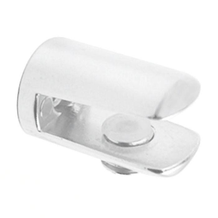 PLACIDO 205 Soporte Cilíndrico 15mm para Cristal Blanco