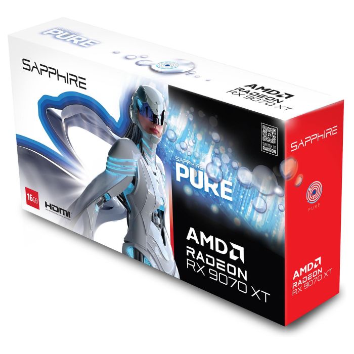 Sapphire Tarjeta Gráfica PURE AMD RADEON RX 9070 XT GAMING OC 16 GB Doble HDMI Doble DP SAP4895106295896 5