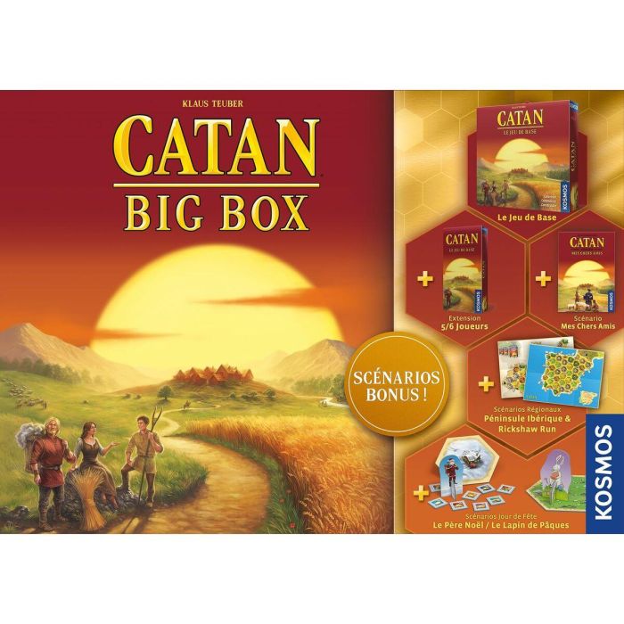 Cosmos | Catán: Caja grande | Desembalar ahora | Juego de mesa | a partir de 10 años | 3 a 4 jugadores | 75 minutos 2 Cosmos | Catán: Caja grande | Desembalar ahora | Juego de mesa | a partir de 10 años | 3 a 4 jugadores | 75 minutos 2