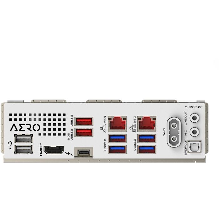 Gigabyte Z890 AERO G S1851/DDR5/ATX Placa Base Intel Z890 para CPUs Intel Core Ultra LGA 1851, DDR5 8800MHz OC, Wi-Fi 7, 2.5GbE, Thunderbolt 4 ATX Blanca 4