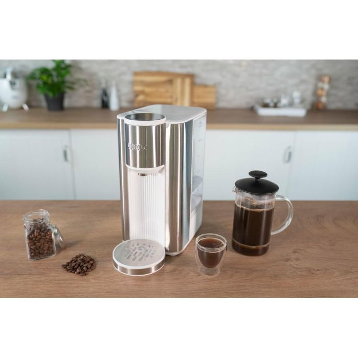 UNOLD Ava Express 18610 - Hervidor de Agua Eléctrico, 2.5 Litros, 2600 W, Acero Inoxidable y Plástico, 6 Ajustes de Temperatura, Indicador de Nivel, Plata y Blanco 8 UNOLD Ava Express 18610 - Hervidor de Agua Eléctrico, 2.5 Litros, 2600 W, Acero Inoxidable y Plástico, 6 Ajustes de Temperatura, Indicador de Nivel, Plata y Blanco 8